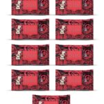 9 Paket Red Rose Islak Havlu Mendil 90 Adet Kapaklı Gül Kokulu