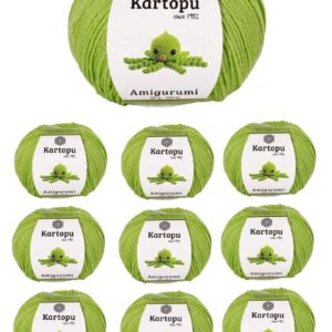 10 Adet Amigurumi El Örgü İpi 50gr 404