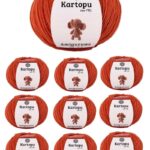 10 Adet Amigurumi El Örgü İpi 50gr 269
