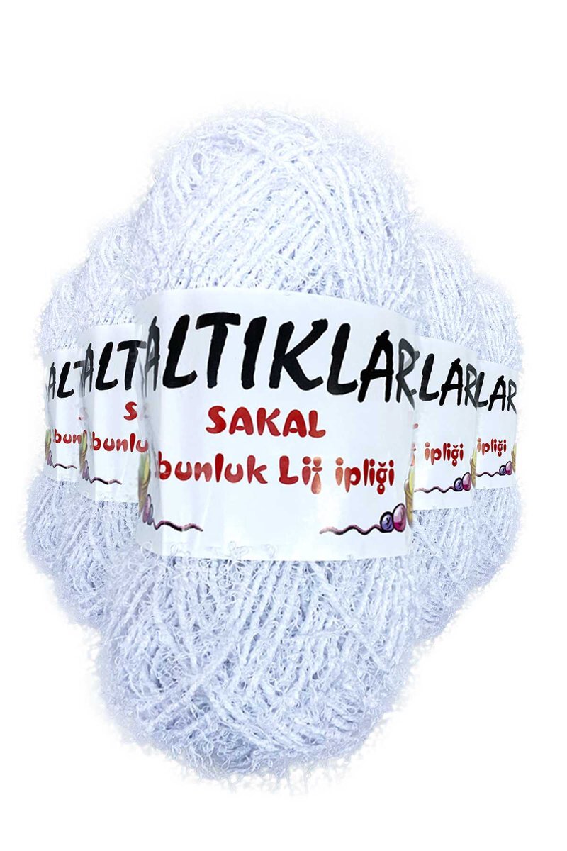 6284a9381962f-11739 5 Adet Sakal Sabunluk Lif İpliği Optik Beyaz - Görsel 1