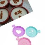 Tatlı ve Kahve Süsleme Şablonu 3 lü 10 cm