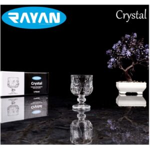 Rayan Crystal 6'lı Kahve Yanı Bardak mudanis