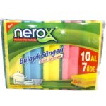 Nerox Bulaşık Süngeri Oluklu 10'Lu Royaleks-NRX-F550
