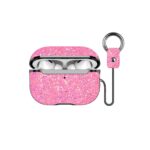 Onegif Apple Airpods Pro 2 (2.nesil) Bright Simli Airpods Kapak - Pembe