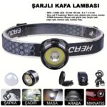 7 Mod şarjlı kafa lambası