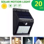 20 Ledli Hareket Sensörlü Dış Mekan Solar Lamba - Görsel 3