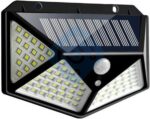 100 Led Dış Mekan Solar Aydınlatma Fotoselli Solar Lamba Hareket Sensörlü