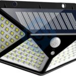 100 Led Dış Mekan Solar Aydınlatma Fotoselli Solar Lamba Hareket Sensörlü