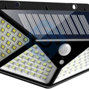 100 Led Dış Mekan Solar Aydınlatma Fotoselli Solar Lamba Hareket Sensörlü
