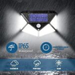 100 Led Dış Mekan Solar Aydınlatma Fotoselli Solar Lamba Hareket Sensörlü - Görsel 3