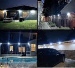 100 Led Dış Mekan Solar Aydınlatma Fotoselli Solar Lamba Hareket Sensörlü - Görsel 5