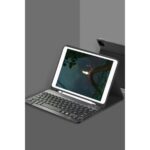 Apple İpad 5 Air 9.7 Kılıf Kc01 Smart Klavyeli Tablet Kılıfı - Siyah