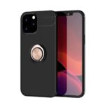 Apple İphone 12 Pro Max Kılıf Range Yüzüklü Silikon - Siyah-gold